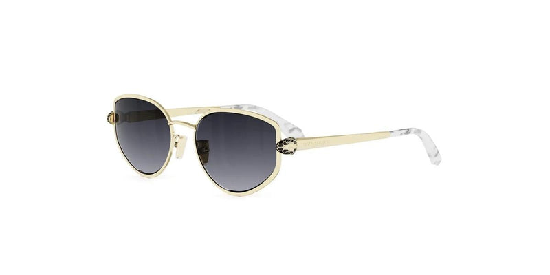 33B - Metal Shiny Gold with Grey Gradient lenses