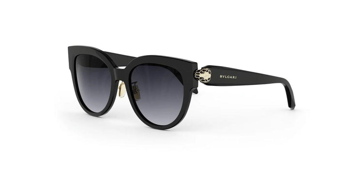 01B - Acetate Shiny Black with Grey Gradient lenses