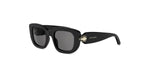 01A - Acetate Shiny Black with Grey Normal lenses / 
