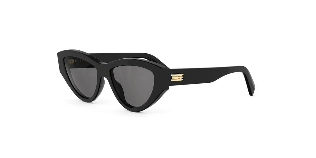 01A - Acetate Shiny Black with Grey Normal lenses