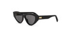 01A - Acetate Shiny Black with Grey Normal lenses