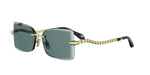 30N - Metal Shiny Gold with Green Normal lenses / 