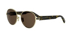 30E - Metal Shiny Gold with Brown Normal lenses / 