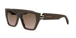 50F - Acetate Shiny Brown with Brown Gradient lenses / 