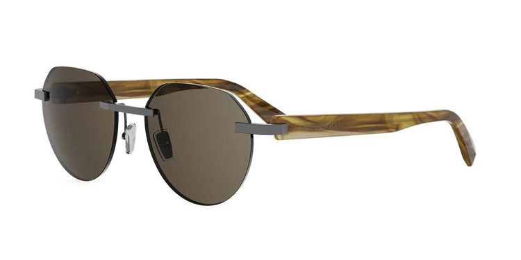 13E - Metal Matte Grey with Brown Normal lenses