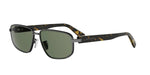 13N - Metal Matte Grey with Green Normal lenses