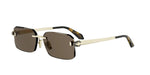 33E - Metal Matte Clear Gold / Brown