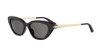 01A - Acetate Shiny Black with Grey Normal lenses