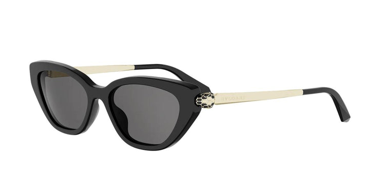 01A - Acetate Shiny Black with Grey Normal lenses