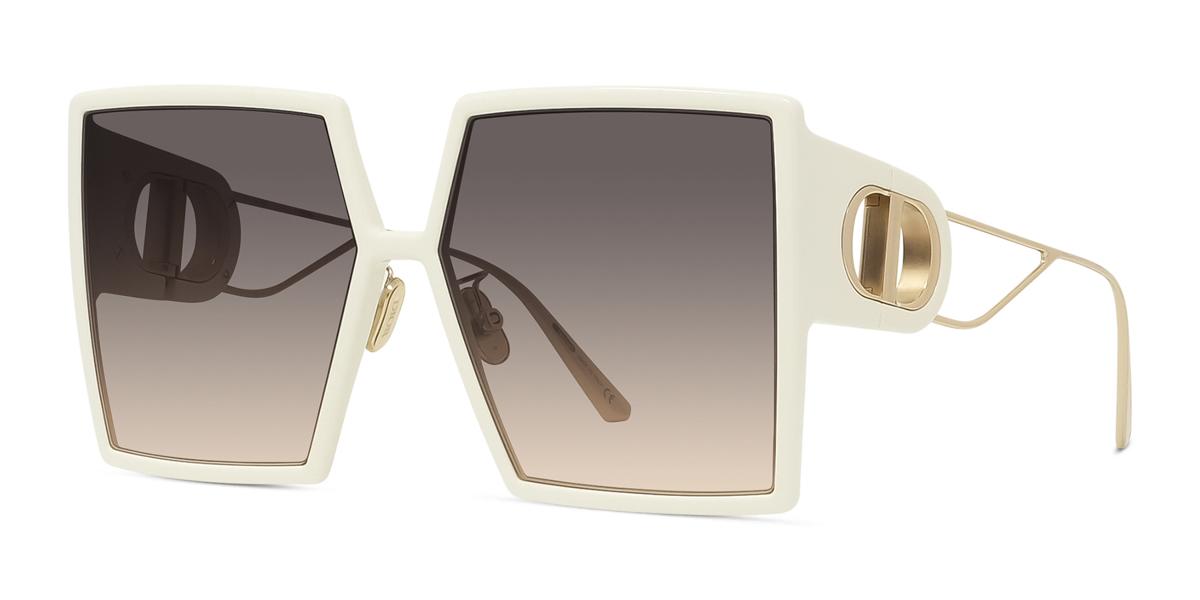 95B2 - Metal Shiny Ivory / Gradient Brown