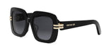 01B - Acetate Shiny Black with Grey Gradient lenses / 