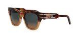 54F - Acetate Shiny Havana with Green Gradient lenses / 