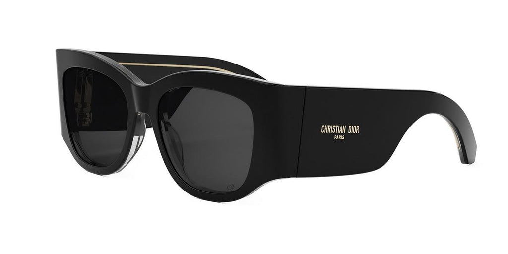 01A - Acetate Shiny Black with Grey Normal lenses