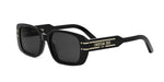 10A0 - Acetate Shiny Black with Grey Normal lenses / 