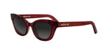 35A1 - Acetate Shiny Red with Grey Gradient lenses / 