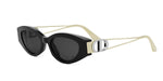 12A0 - Acetate Shiny Black with Grey Normal lenses