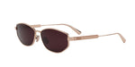 D0D0 - Metal Shiny Rose with Grey Gradient lenses / 
