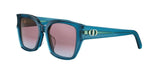 74G2 - Acetate Shiny Blue with Violet Gradient lenses / 