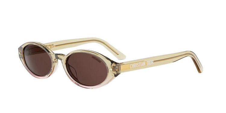 67F0 - Acetate Shiny Yellow with Brown Normal lenses