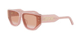 40L2 - Acetate Shiny Rose with Rose Gradient lenses / 