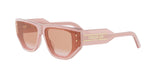 40L2 - Acetate Shiny Rose with Orange Gradient lenses / 