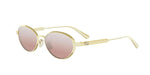 B0R6 - Metal Shiny Yellow with Rose Mirror lenses / 