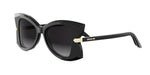 10A1 - Acetate Shiny Black with Grey Gradient lenses / 