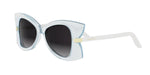 80A1 - Acetate Shiny Blue with Grey Gradient lenses / 