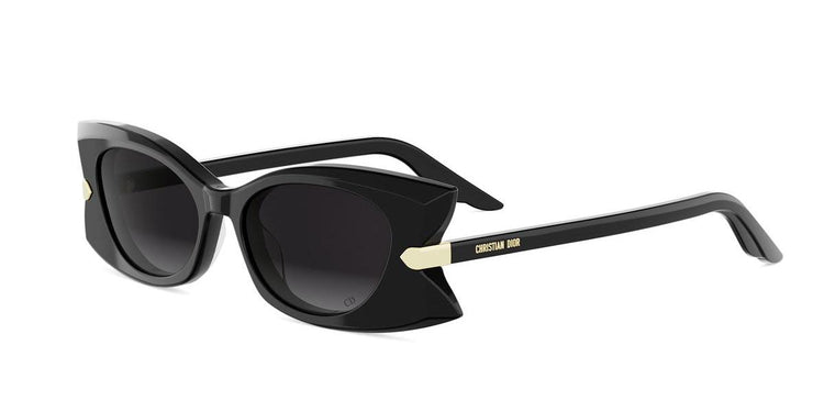 10A1 - Acetate Shiny Black with Grey Gradient lenses