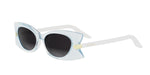 80A1 - Acetate Shiny Blue with Blue Gradient lenses / 