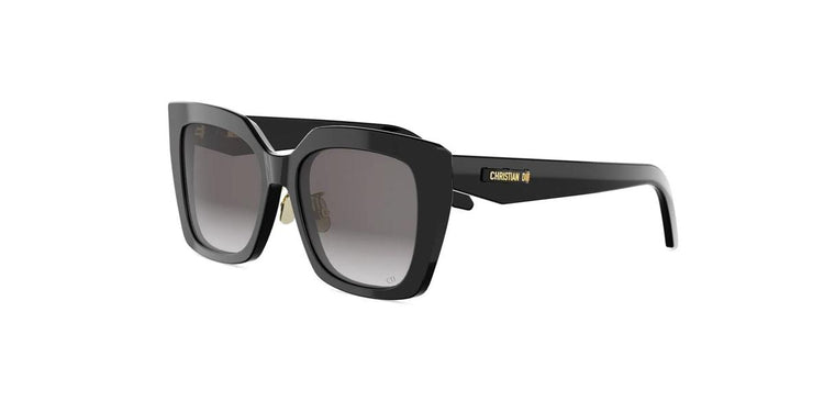 10A1 - Acetate Shiny Black with Grey Gradient lenses