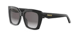 10A1 - Acetate Shiny Black with Grey Gradient lenses / 