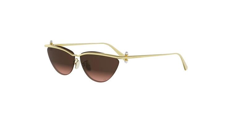 B0F2 - Metal Shiny Gold with Brown Gradient lenses