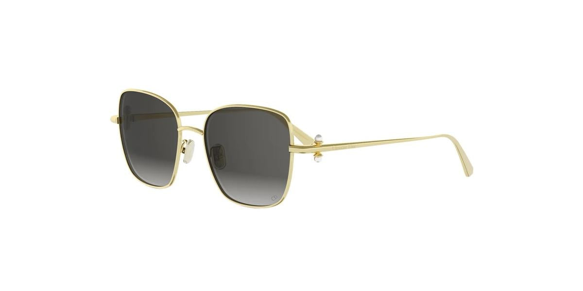 B0A1 - Metal Shiny Gold with Grey Gradient lenses