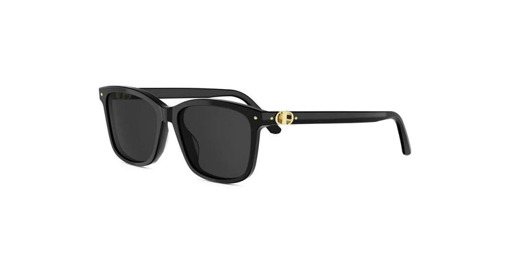 10A0 - Acetate Shiny Black with Grey Normal lenses