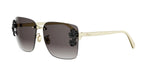 B0A1 - Metal Shiny Gold with Grey Gradient lenses / 