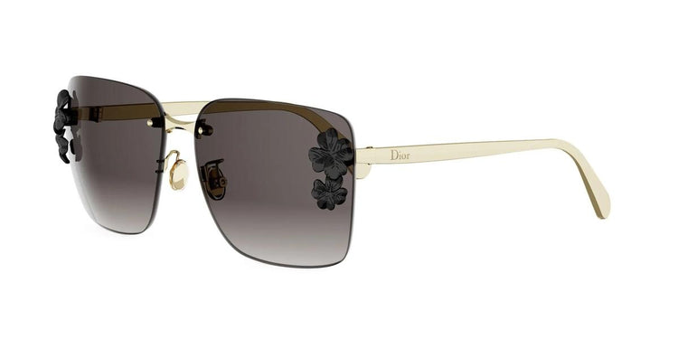 B0A1 - Metal Shiny Gold with Grey Gradient lenses