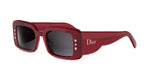 35GL - Acetate Shiny Red with Violet Gradient lenses / 