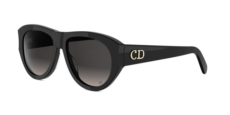10A1 - Acetate Shiny Black with Grey Gradient lenses