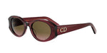 35A2 - Acetate Shiny Violet with Grey Gradient lenses / 