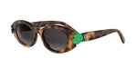 26A1 - Acetate Shiny Havana with Grey Gradient lenses / 