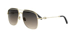 B0A1 - Metal Shiny Gold with Grey Gradient lenses / 
