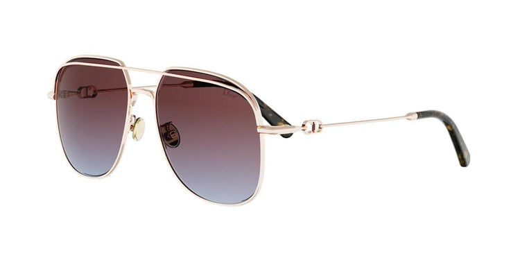 D0D2 - Metal Shiny Rose with Violet Gradient lenses