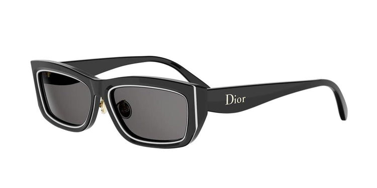 10A0 - Acetate Shiny Black with Grey Normal lenses
