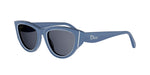 30B0 - Acetate Shiny Blue with Grey Normal lenses / 