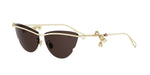 B0F0 - Metal shiny light nickeltin / Brown