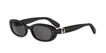 10A0 - Acetate Shiny Black with Grey Normal lenses / 