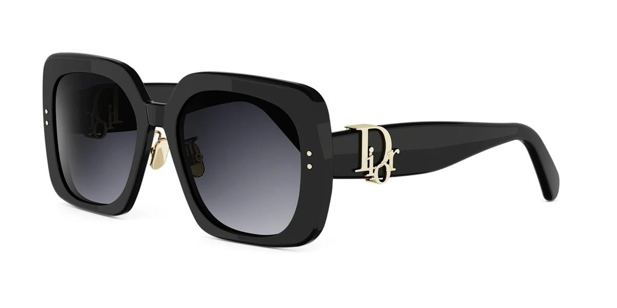 10A1 - Acetate Shiny Black with Grey Gradient lenses