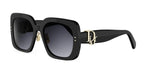 10A1 - Acetate Shiny Black with Grey Gradient lenses / 