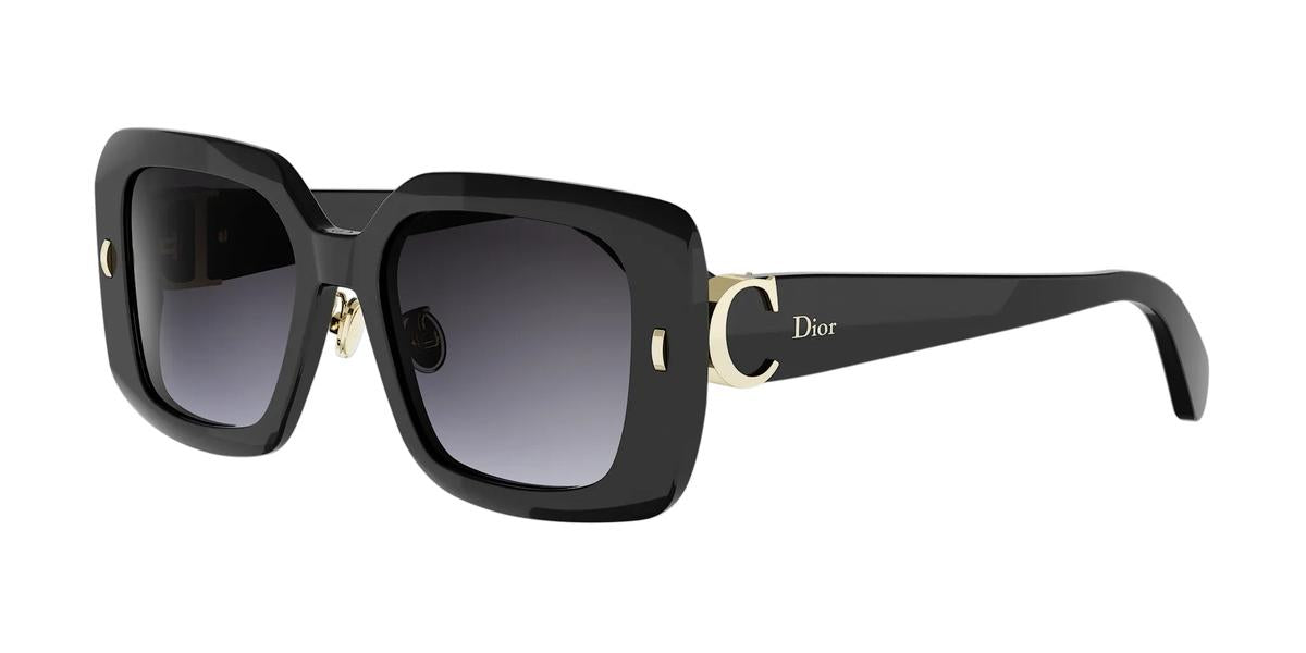 10A1 - Acetate Shiny Black with Grey Gradient lenses